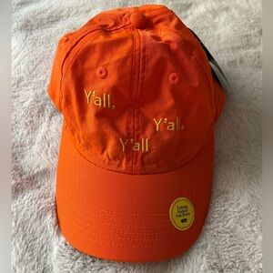 NWT Outdoor Voices x YMCA Y’all Hat Orange HTF